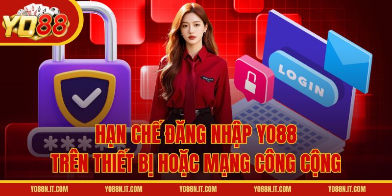Hạn chế đăng nhập Yo88 trên thiết bị hoặc mạng công cộng